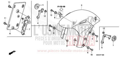 AILE AVANT VFR1200FB de 2011